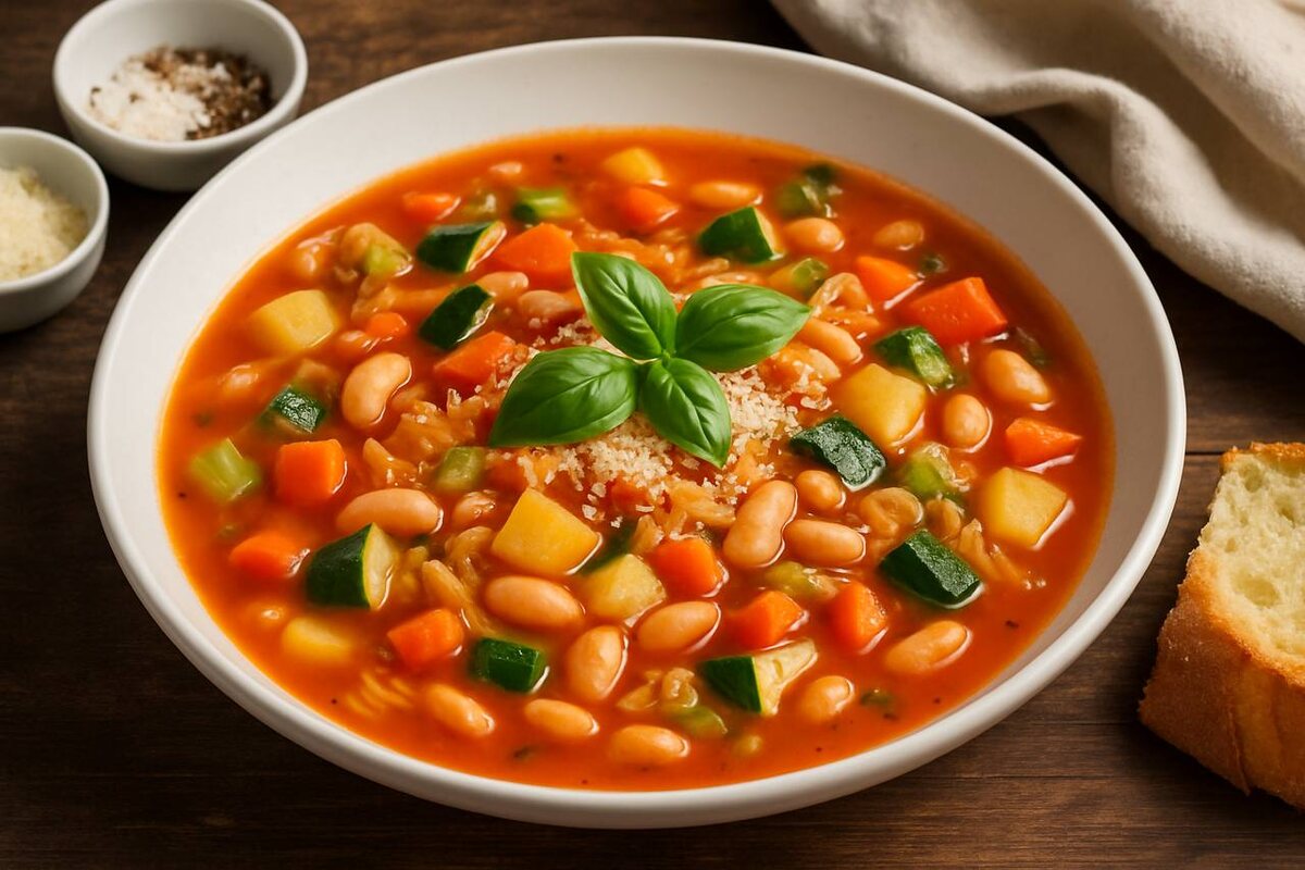 Минестроне: идеальное сочетание овощей и вкуса в итальянском супе