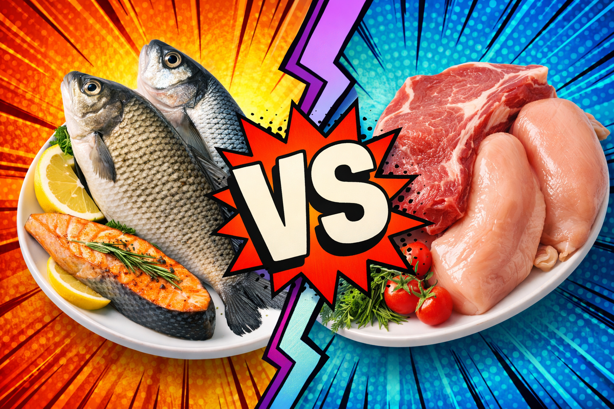 Рыба или мясо: что выбрать для здорового питания