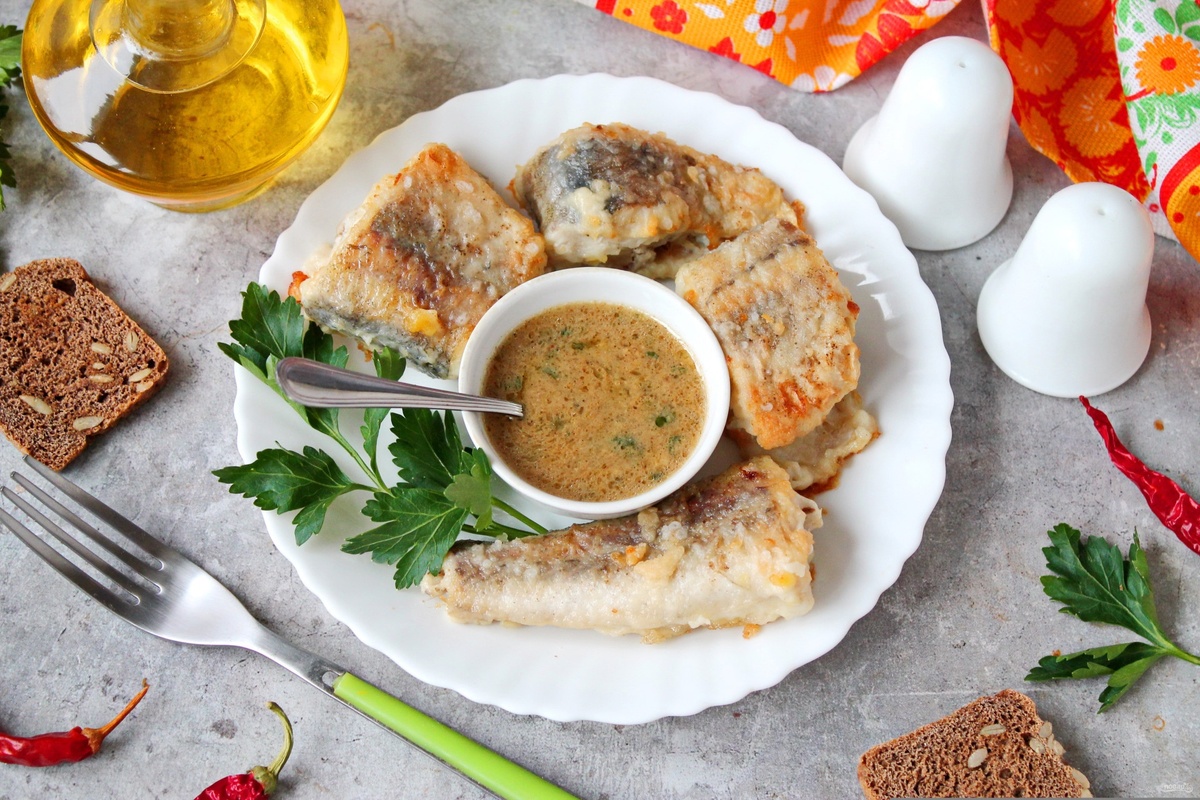 Рецепт белой рыбы в ароматном соусе с горчицей и кориандром