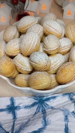 Песочные печенья "Орешки"