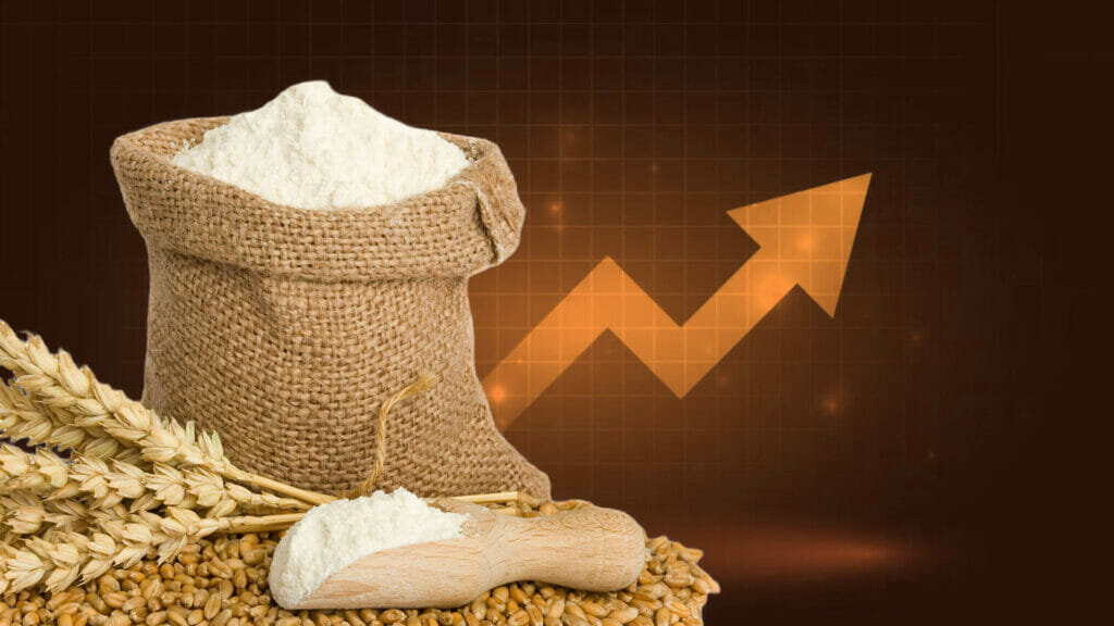 Цена на муку поднялась на 0,5% в Казахстане