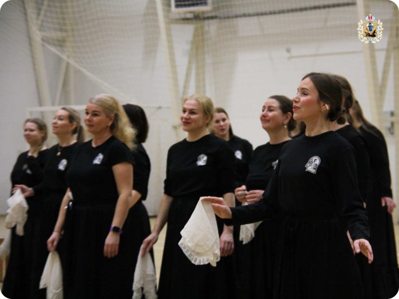 Северный хор готовится к выступлению в Государственном Кремлевском дворце Северный хор готовится к выступлению в Государственном Кремлевском дворце