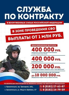Время сильных! Служба по контракту в Вооруженных Силах Российской Федерации в зоне проведения СВО