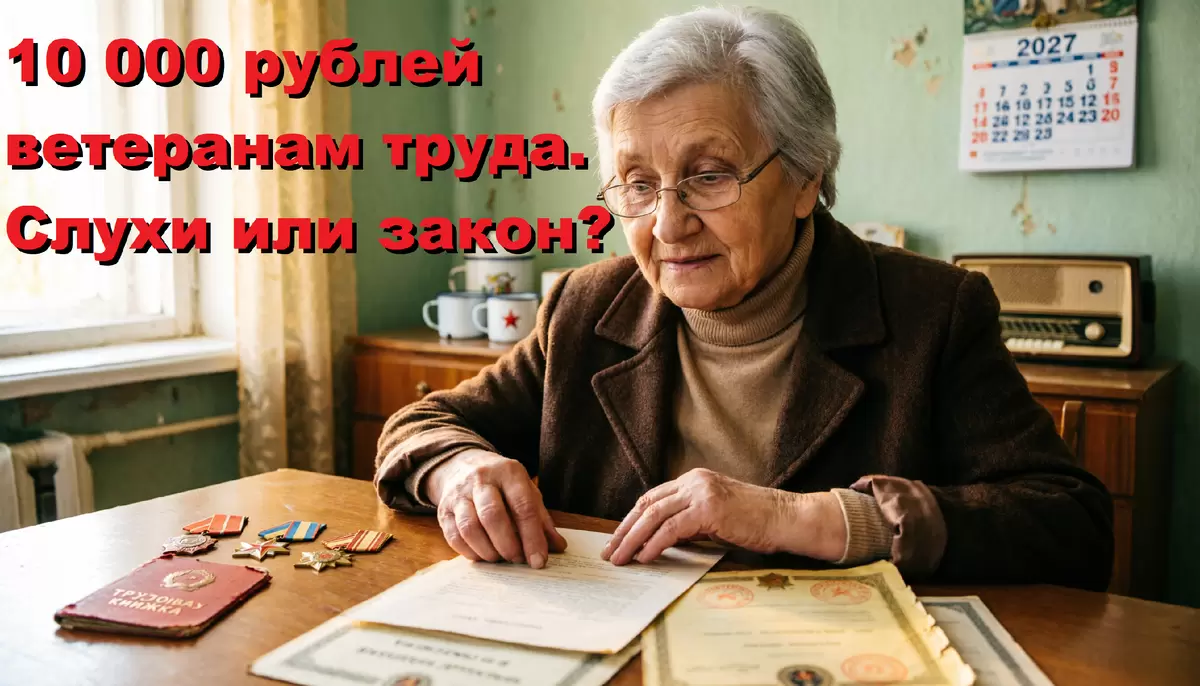 Выплаты ветеранам труда: что нужно знать о 10 000 рублей