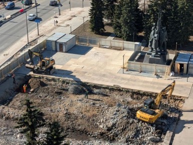 Мозаика Северного морского пути украсит фонтан у Дворца спорта