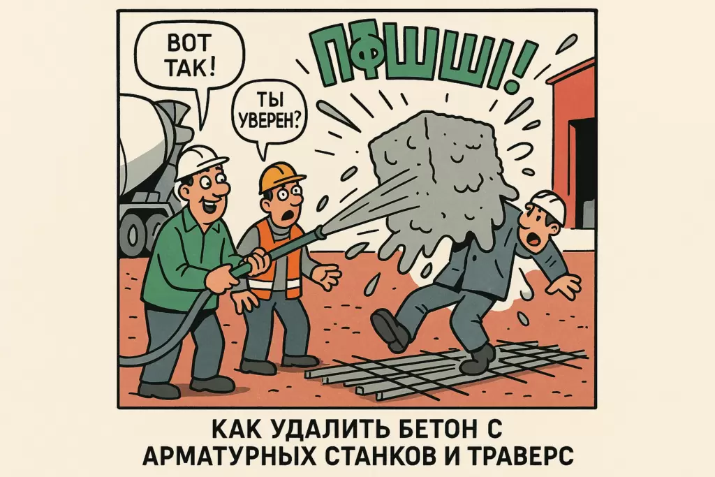 Как эффективно избавиться от бетона на металлических станках: советы по очистке