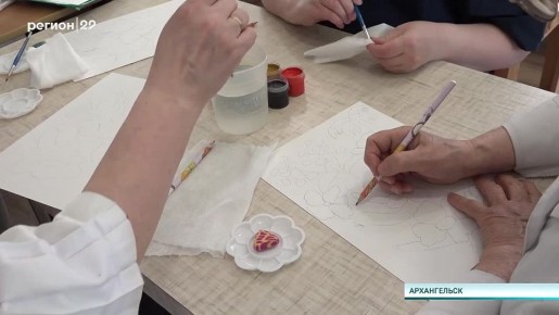 паллиативном отделении детской областной больницы прошёл мастер-класс по живописи для мам