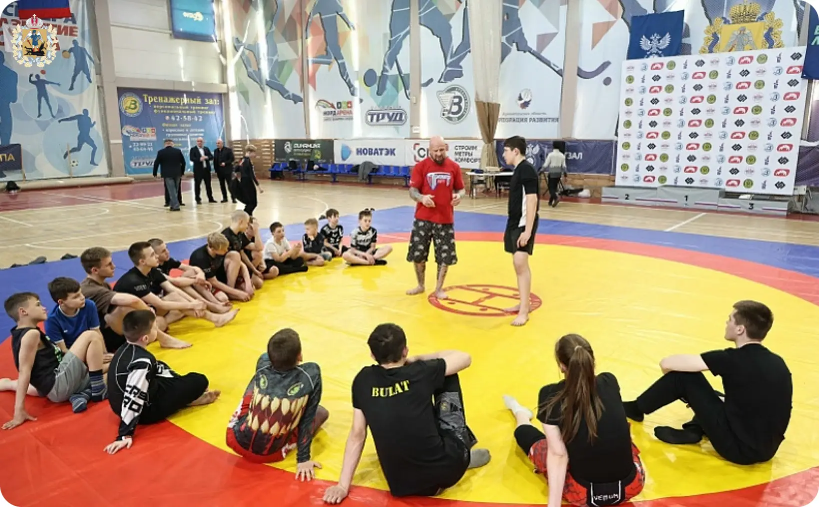 В Архангельске легендарный боец Джефф Монсон посетил областные соревнования по грэпплингу и провёл мастер-класс