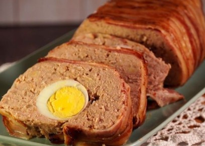 Римская печень: восхитительный мясной рулет с яйцом