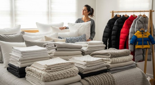 Как правильно ухаживать за пуховиками, подушками и одеялами