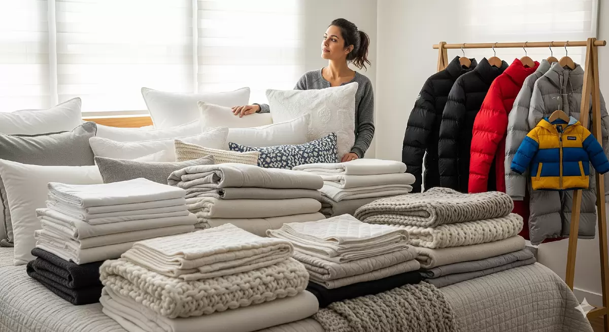 Как правильно ухаживать за пуховиками, подушками и одеялами