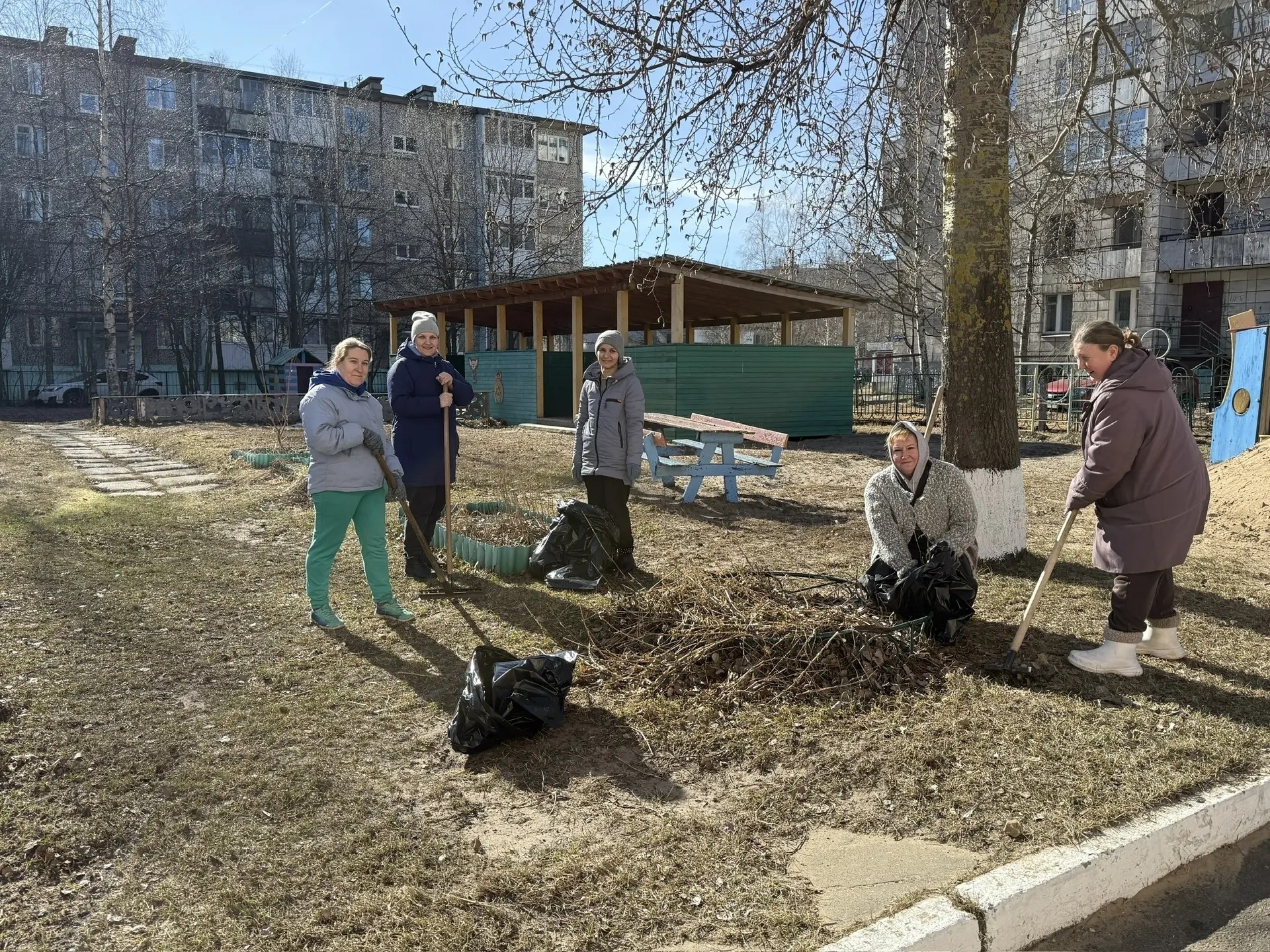 Образовательные организации города продолжают наводить чистоту Образовательные организации города продолжают наводить чистоту
