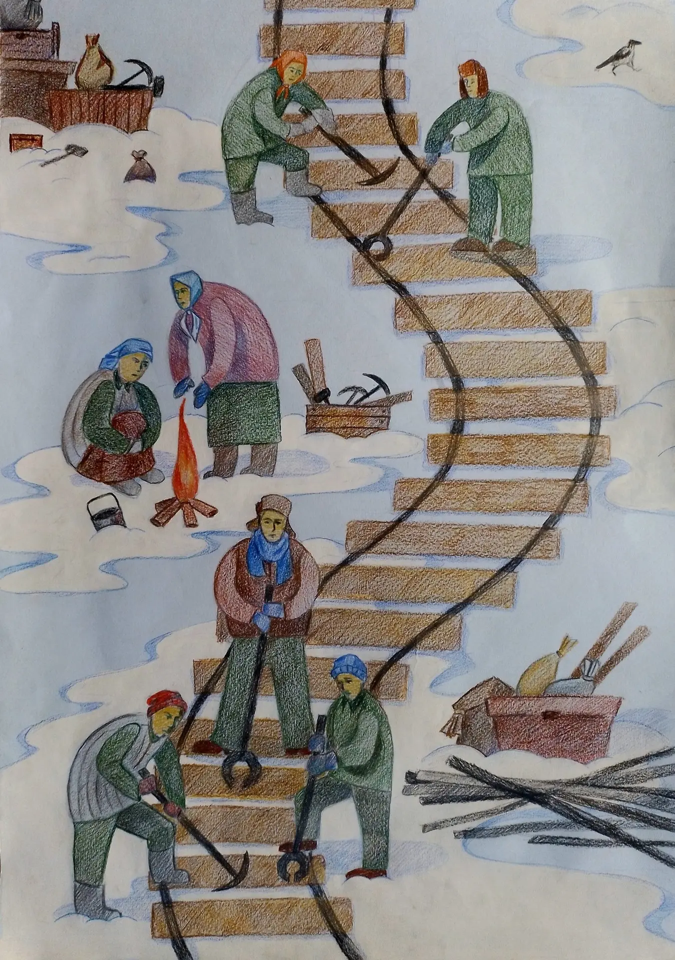 Работа юной художницы Северодвинска украсила выставку Русского музея