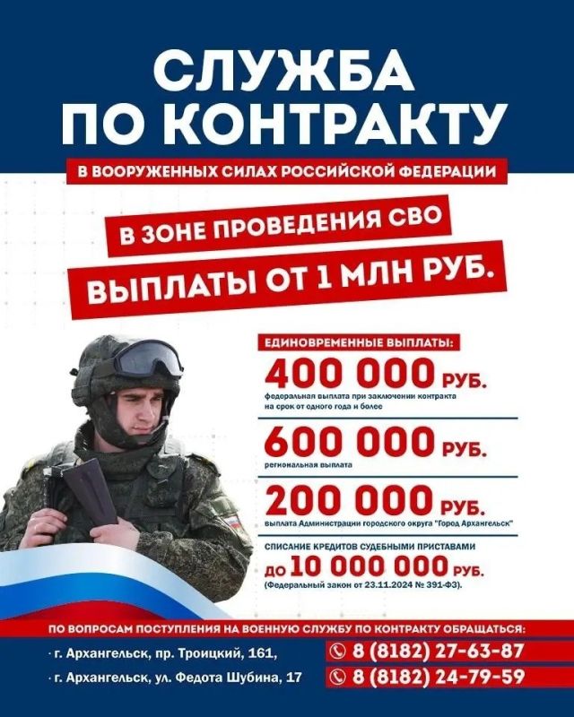 Время сильных! Служба по контракту в Вооруженных Силах Российской Федерации в зоне проведения СВО