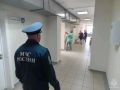 Сотрудники Госпожнадзора провели тренировку по эвакуации
