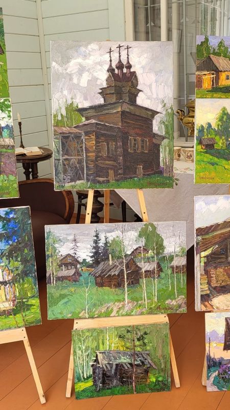Постпленэрная выставка художников Елены и Андрея Вилковых Постпленэрная выставка художников Елены и Андрея Вилковых