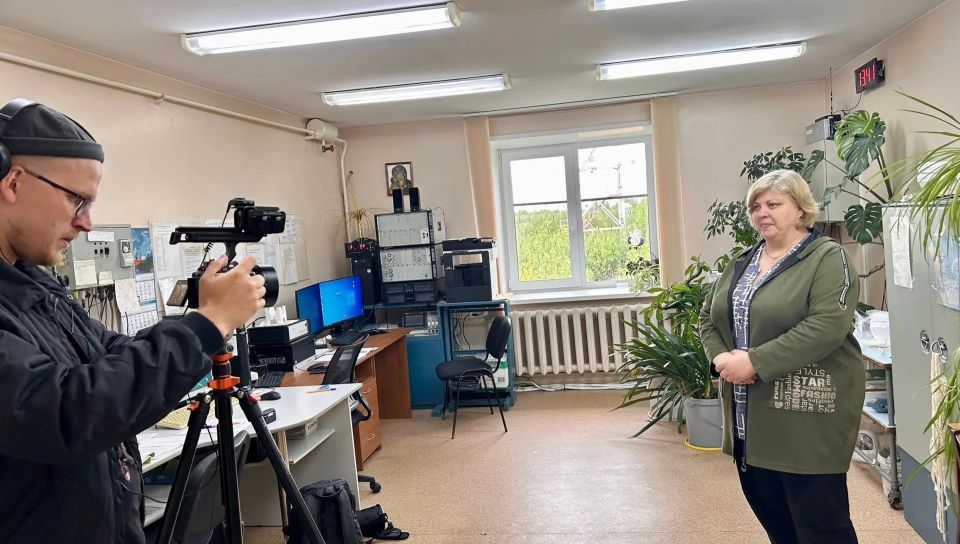 Северном УГМС прошли съёмки для канала РЕН-ТВ Северном УГМС прошли съёмки для канала РЕН-ТВ