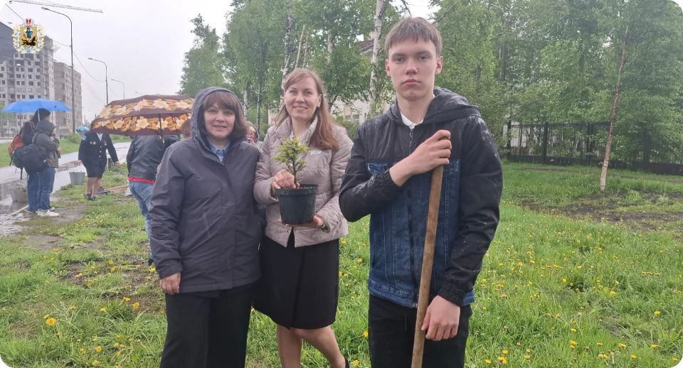 В Архангельске в рамках акции «Сад Памяти» открыли «Парту героя» и расширили лицейский дендрарий В Архангельске в рамках акции «Сад Памяти» открыли «Парту героя» и расширили лицейский дендрарий