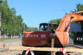 Ворона мониторит работу на Обводном канале