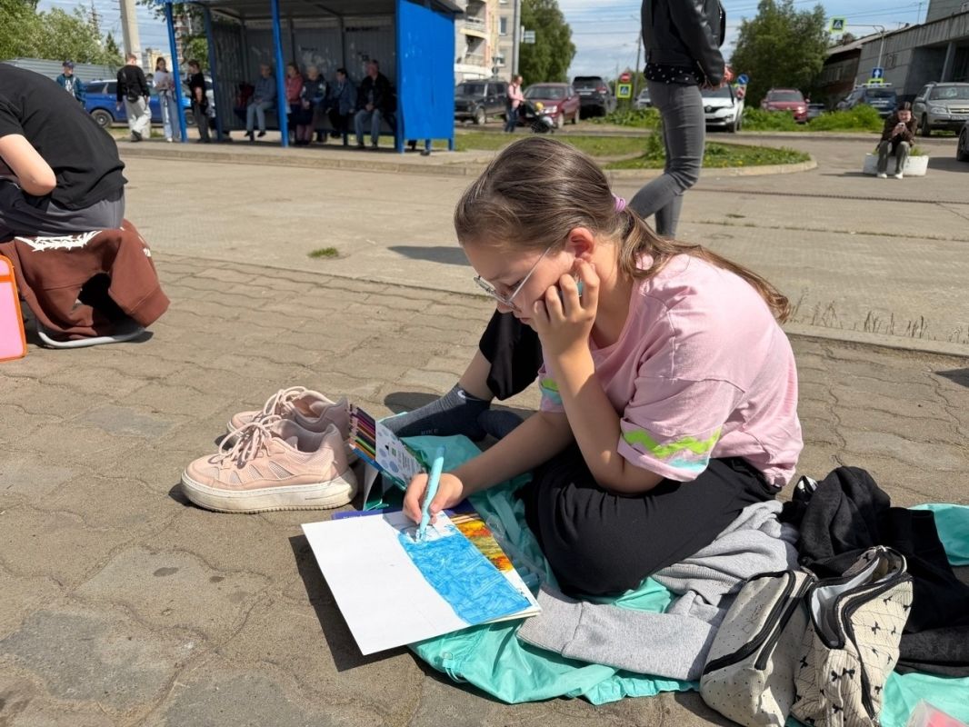 У юных художников время пленэров У юных художников время пленэров