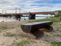 Рядом с рекой у Кузнечевского моста установили скамейки