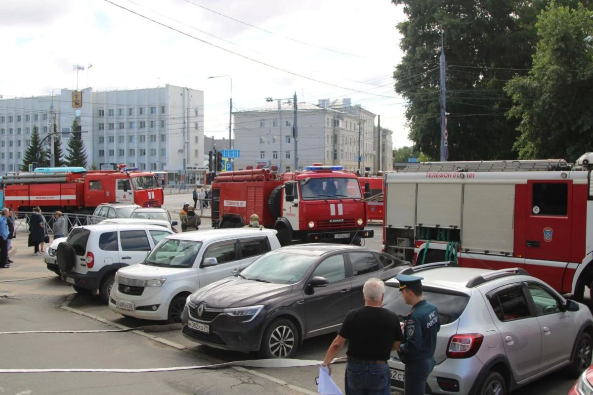 Условный пожар ликвидировали сегодня в здании Главпочтамта Условный пожар ликвидировали сегодня в здании Главпочтамта