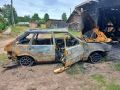 В Шенкурске загорелся гараж с канистрой топлива внутри