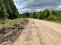 На участке дороги от Ерцево до Аксеново провели ремонтные работы