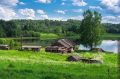 Плесецком секторе Кенозерского национального парка, в деревне Зехнова, плотницкая бригада под руководством Александра Фокина после ремонта запустила водяную мельницу