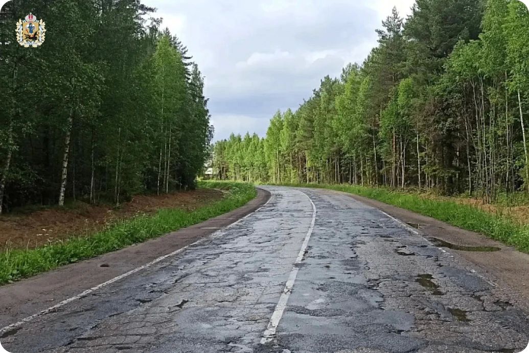 В Вельском округе отремонтируют участок автодороги Прилуки – Кулой