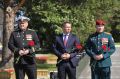 С возложения цветов на Воинском мемориальном комплексе началось празднование Дня Военно-Морского Флота России и в Северодвинске