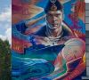 В Северодвинске на фасаде цеха № 47 предприятия ОСК Севмаш появился мурал, посвященный морякам, корабелам и инженерам