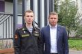 Игорь Арсентьев: Сегодня наш город посетил Герой России Владислав Головин