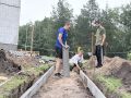 Основа для пешеходной дорожки к 68-й маймаксанской школе готова