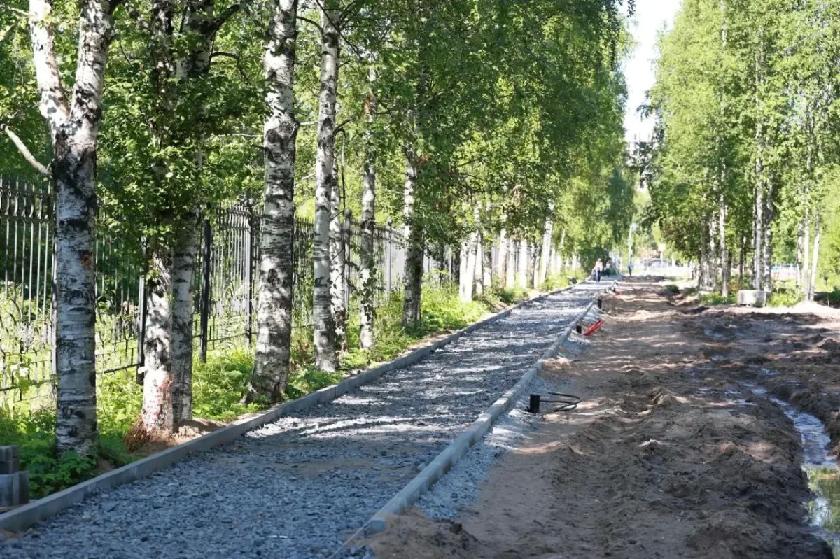 Главный объект благоустройства в этом году – парк Ломоносова Главный объект благоустройства в этом году – парк Ломоносова