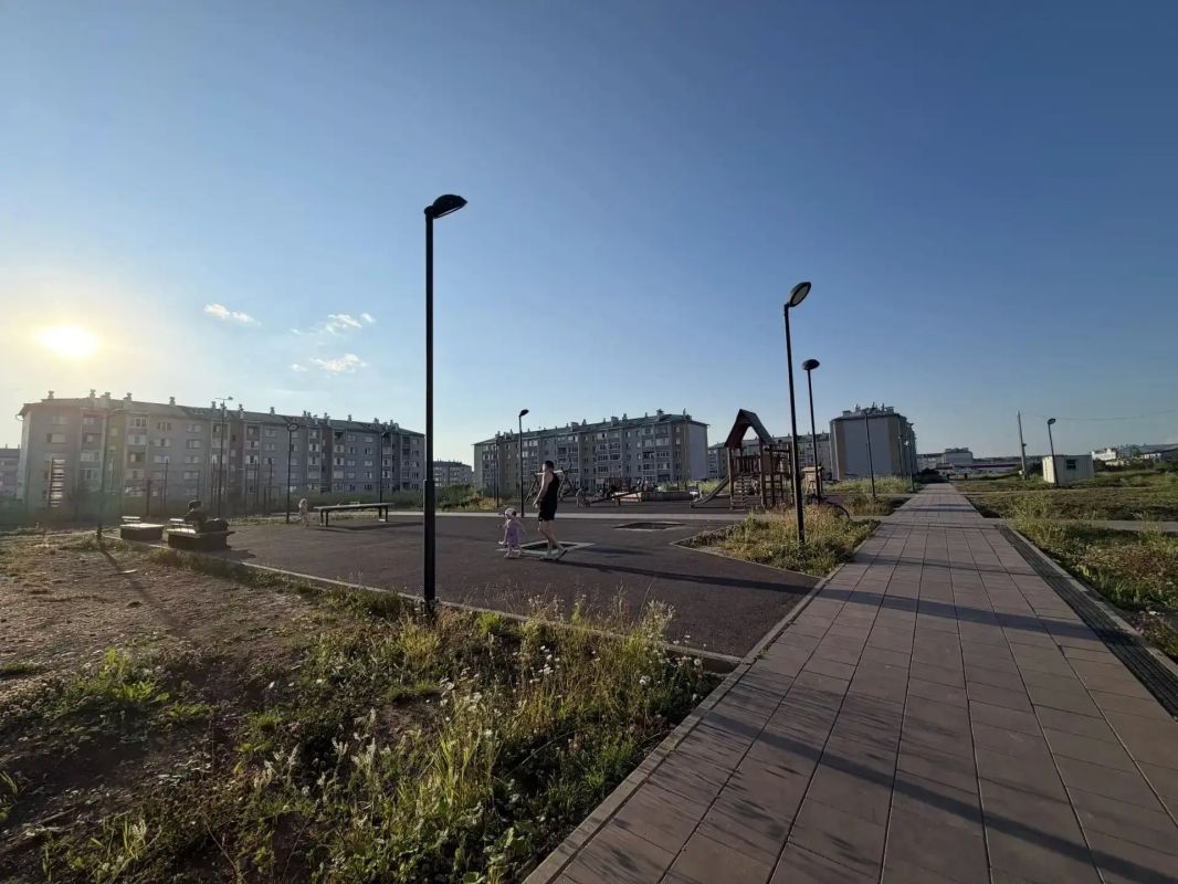 В Котласе благоустроили сквер в 11-м квартале Южного района