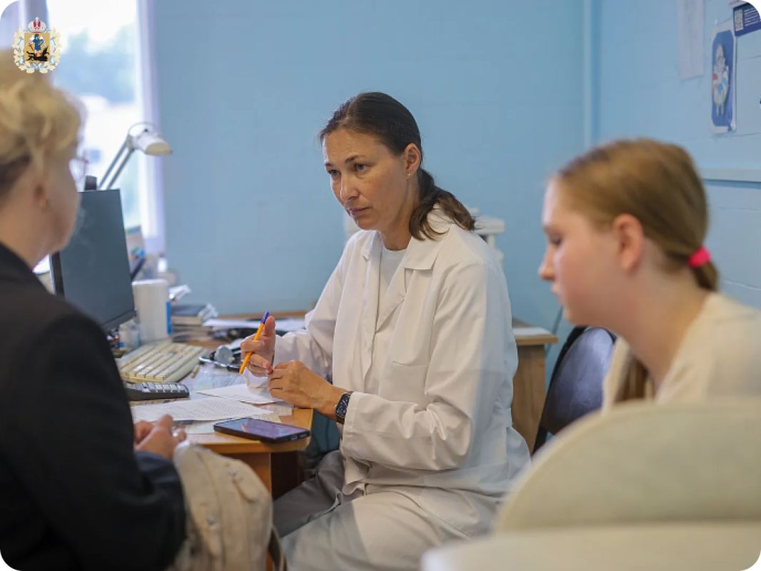 Архангельский врач Елена Слобода провела прием пациентов в Котласе и Коряжме Архангельский врач Елена Слобода провела прием пациентов в Котласе и Коряжме