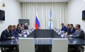 Губернатор Александр Цыбульский встретился с заместителем председателя ПСБ Дмитрием Макеевым и новым руководителем регионального отделения банка в Архангельске Александром Скворцовым