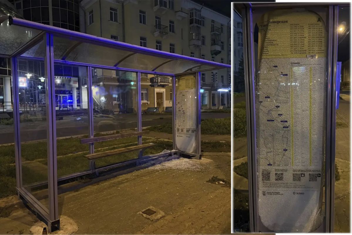 В Архангельске сотрудники полиции задержали подозреваемого, повредившего павильон ожидания на остановке общественного транспорта В Архангельске сотрудники полиции задержали подозреваемого, повредившего павильон ожидания на остановке общественного транспорта