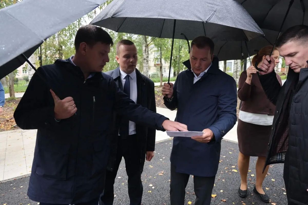 Благоустройство городского парка в Новодвинске близится к завершению Благоустройство городского парка в Новодвинске близится к завершению