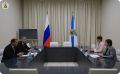 Губернатор Александр Цыбульский и зампредседателя Госфонда «Защитники Отечества» Алена Гаврилова обсудили вопросы поддержки бойцов