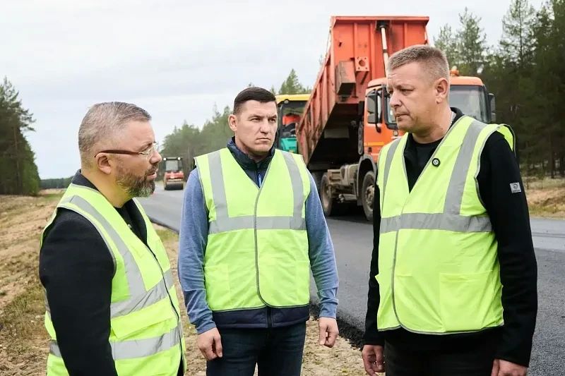 Ремонт участка дороги М-8 «Холмогоры» – Котлас в Верхнетоемском округе завершится досрочно Ремонт участка дороги М-8 «Холмогоры» – Котлас в Верхнетоемском округе завершится досрочно