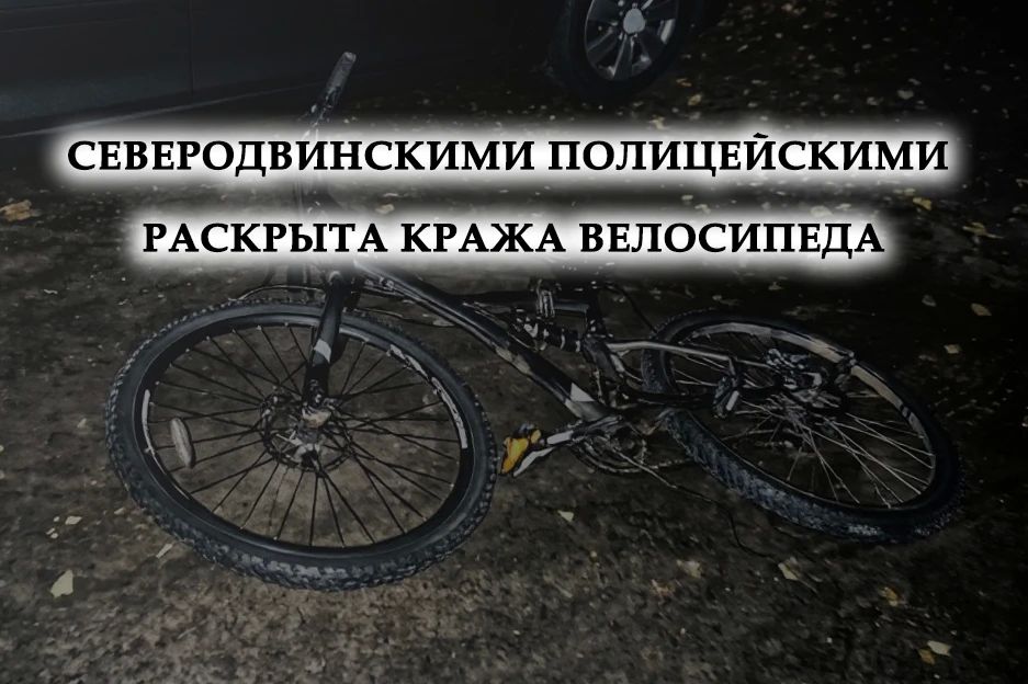 В полицию Северодвинска с заявлением о краже велосипеда обратился местный житель