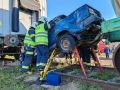Столкновение поезда и автомобиля отработали на учениях в Архангельске