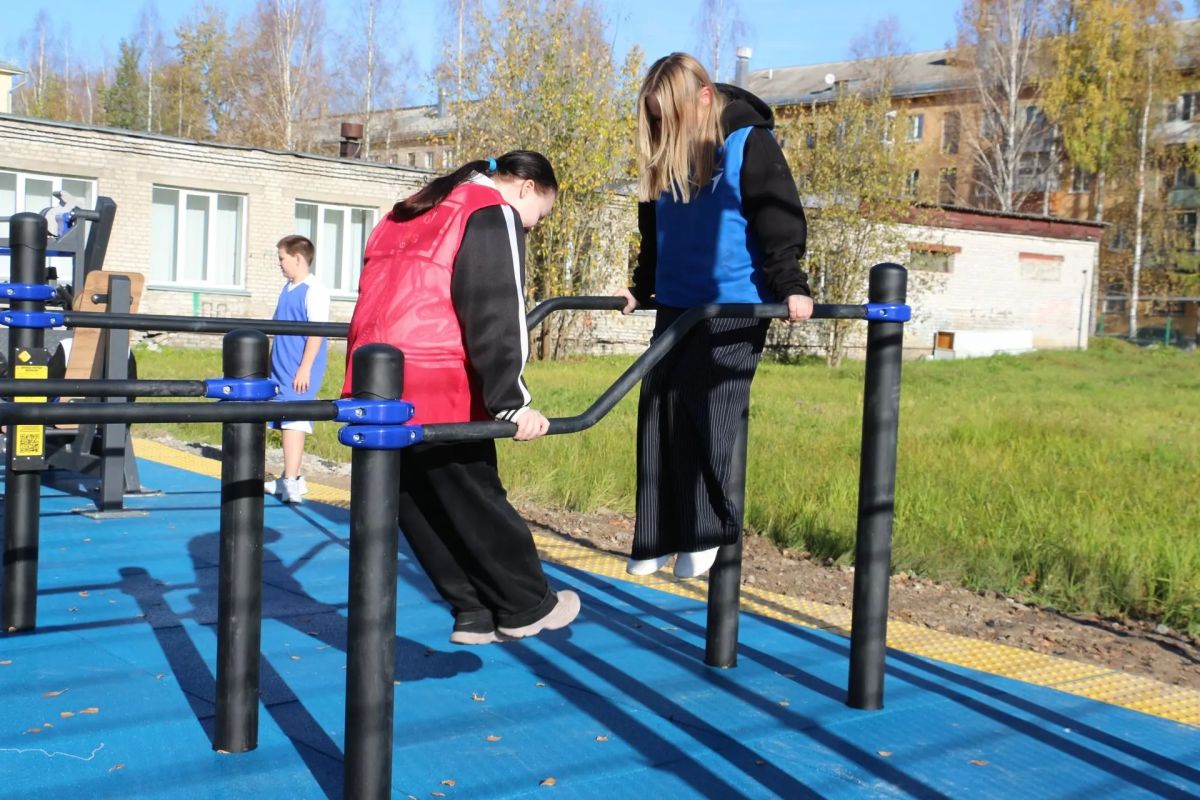 Мирном открыли «умную» спортивную площадку! Мирном открыли «умную» спортивную площадку!