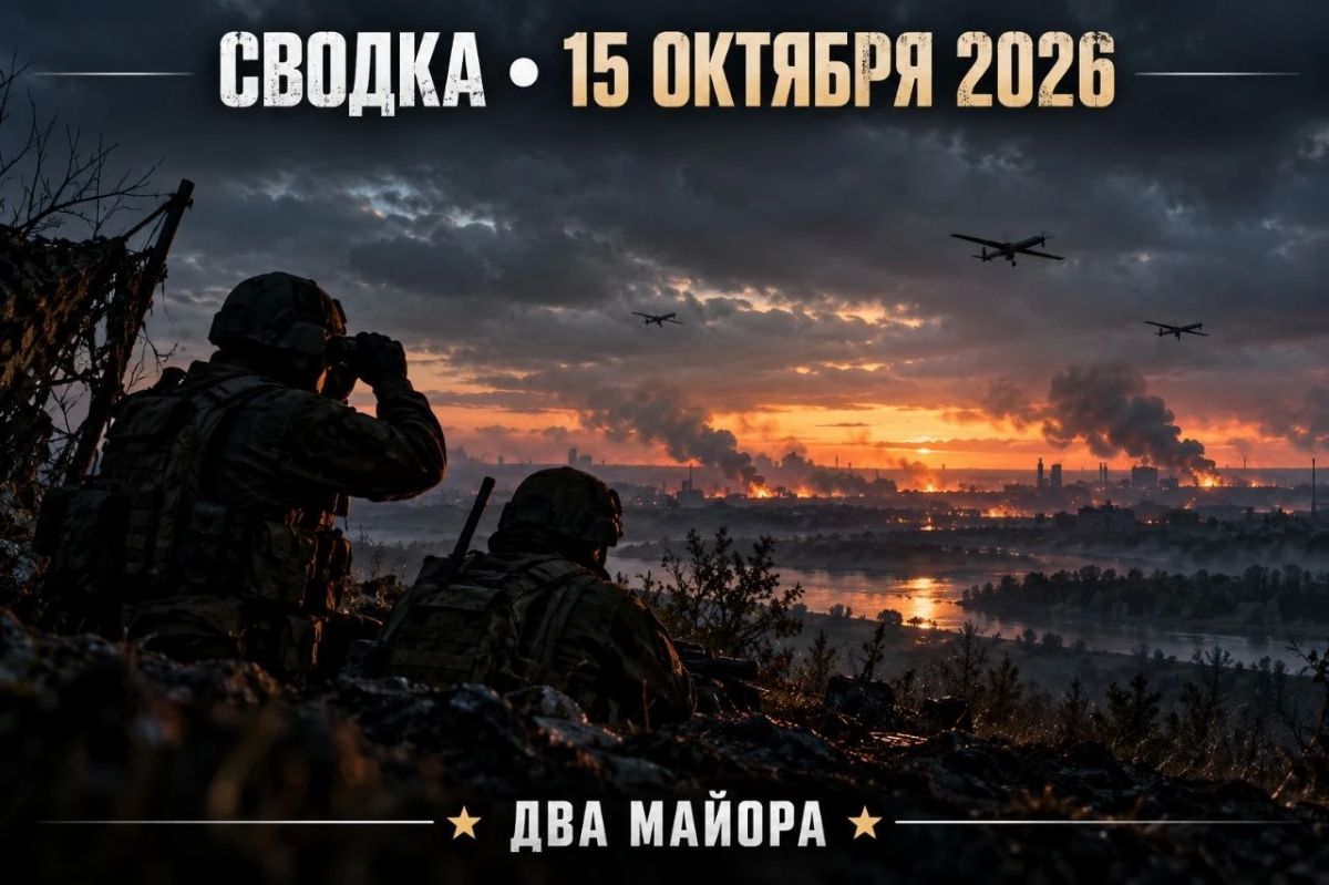Два майора: #Сводка на утро 15 октября 2026 года